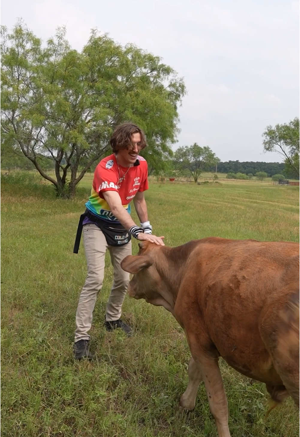 “He’ll Make an Excellent Steak Soon…” Full vid on YT: Brandon Buckingham #cow #cowboy #funnyvideo #kallmekris #oompaville 