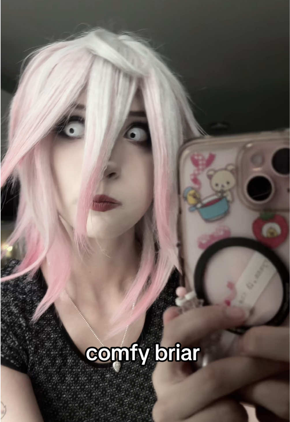 we are so back chat #cosplayer #cosplay #egirl #foryoupage #briarleagueoflegends #leagueoflegends #briarcosplay #egirlmakeup #braces #leagueoflegendsriotgames 