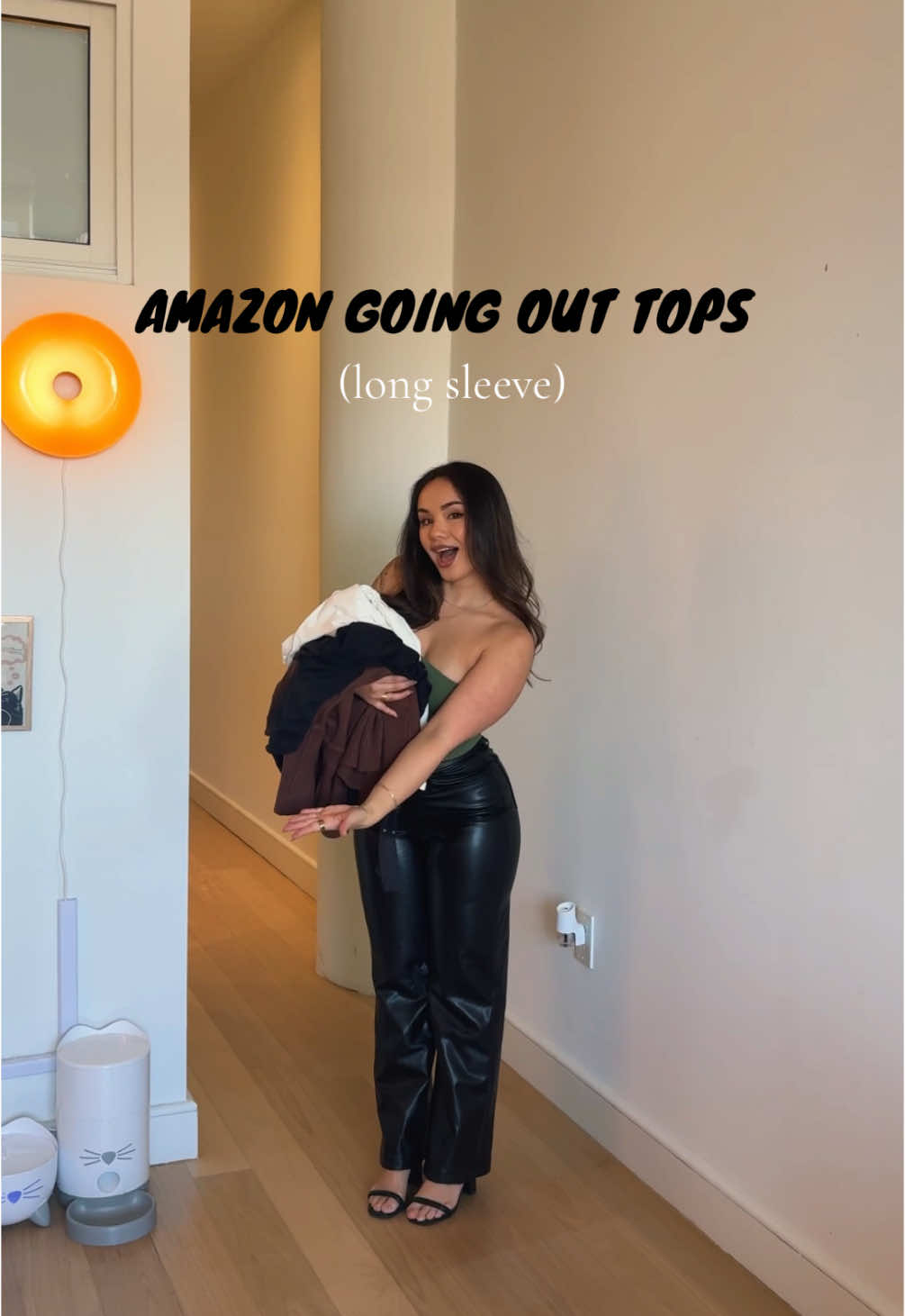 its cold out but we WILL look cute 😤❄️ all tops linked in my storefront! #amazon #amazonfashion #amazonfinds #petitefashion #amazontops #amazonlongsleeve #goingoutoutfit #goingouttop 