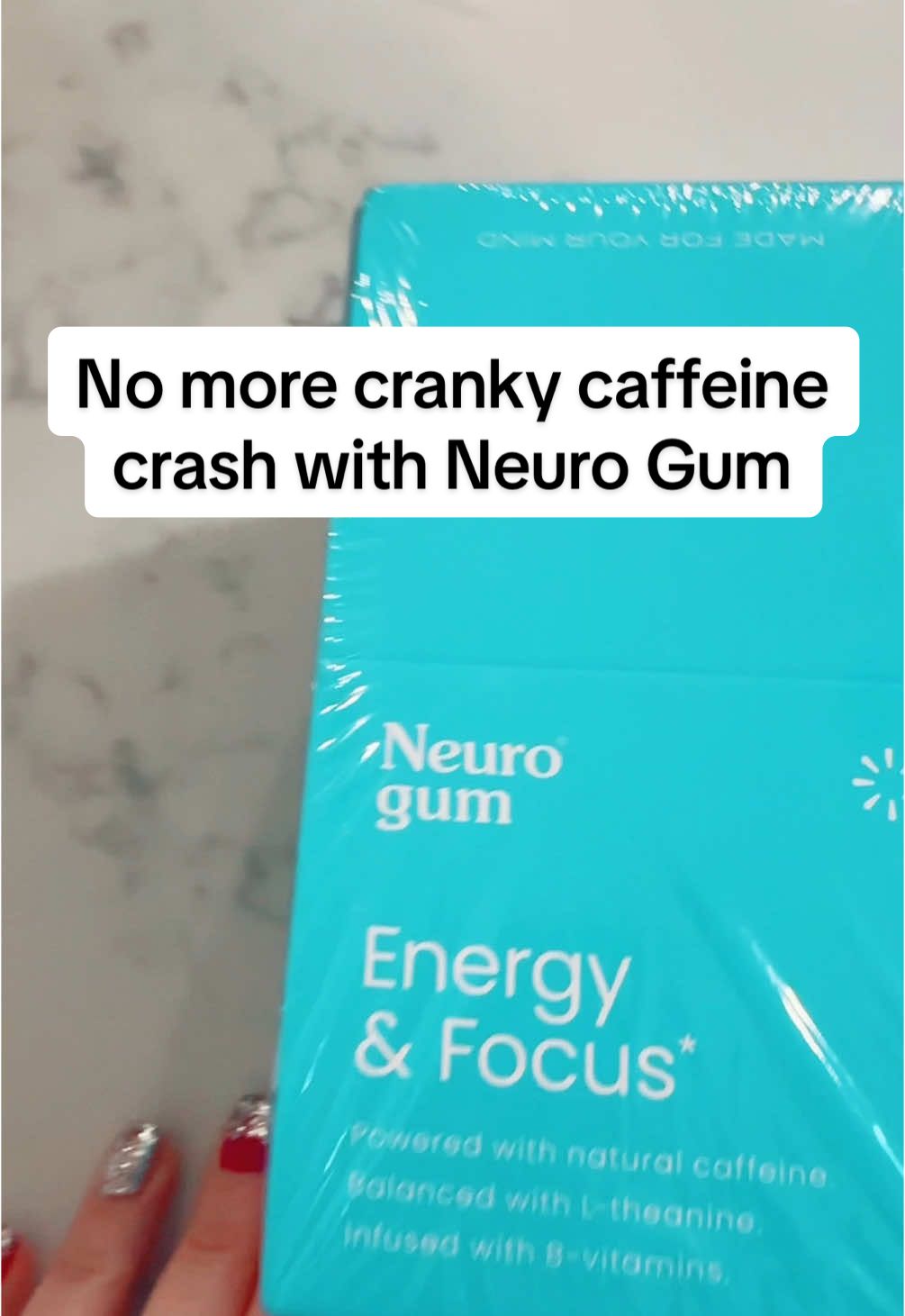 No more caffeine crash! @Neuro Gum #neurogum #caffeine #caffeinequeen #cranky #neurogum #gum #neuro #chewinggum #energy #focus #increaseenergy #caffeine #coffee #energydrink #tiktokmademebuyit