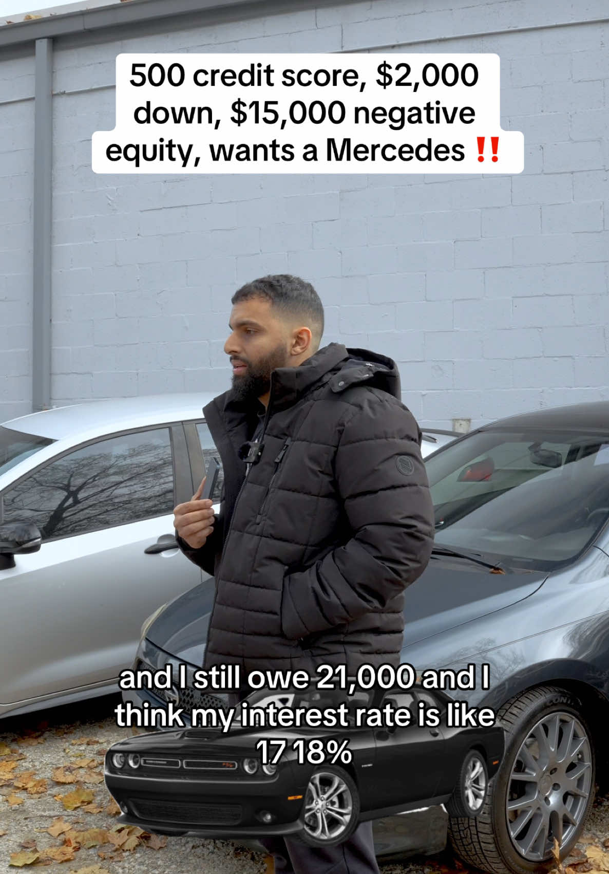 Customer has 500 credit score, 2k down, wants bmw or benz, has $15,000 negative equity on dodge challenger! CUSTOMER ALLOWED THE CALL TO BE RECORDED! #cars #cardealer #fyp #fy #tradein #dodge #challenger #badcredit #negotiation #carsales #carfinance  #cardealership #dealership #dealershiptiktok 