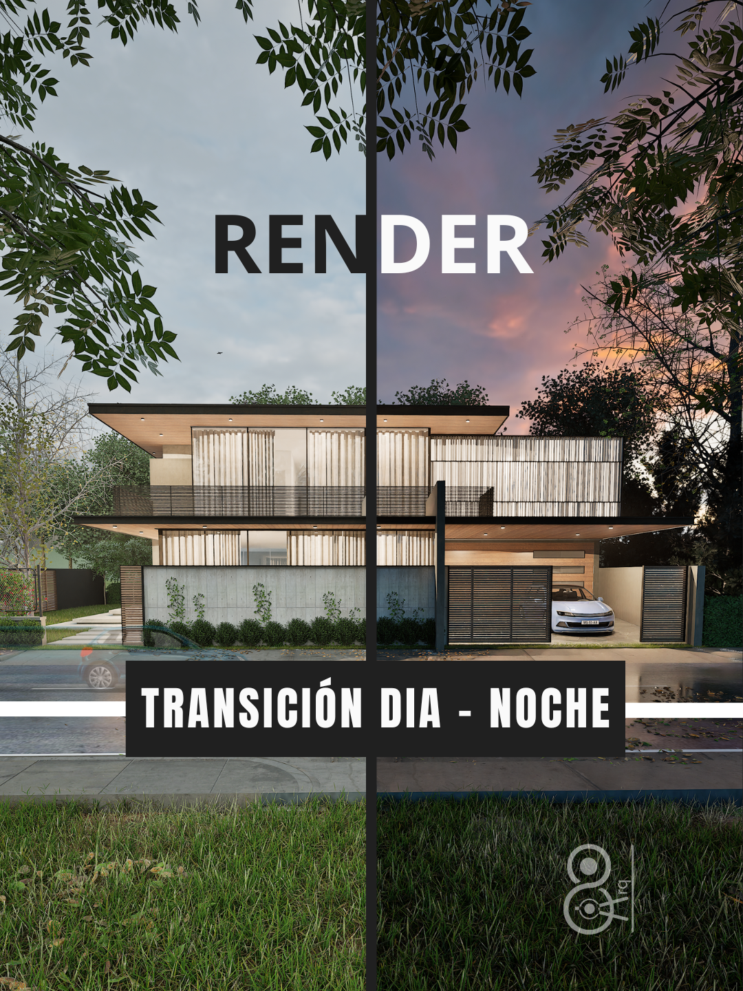 Transición Dia - Noche con Render exterior y autos en movimiento.  Motor de renderizacion: #twinmotion - PT  #arquitectura #sketchup #diseñodeinteriores #urbanismo #perú #rendering #diseño3d #vrayrender #coronarender #d5render #8arqstudio#diseñourbano #escena #transicionestiktok #autosenmovimiento #lumionrender