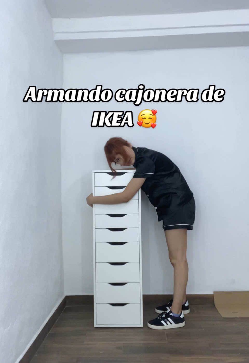 Adulta funcioanal arma un mueble 💪🏻#roomdecor #organization #muebles #ikea #alexdrawers #homedecor 