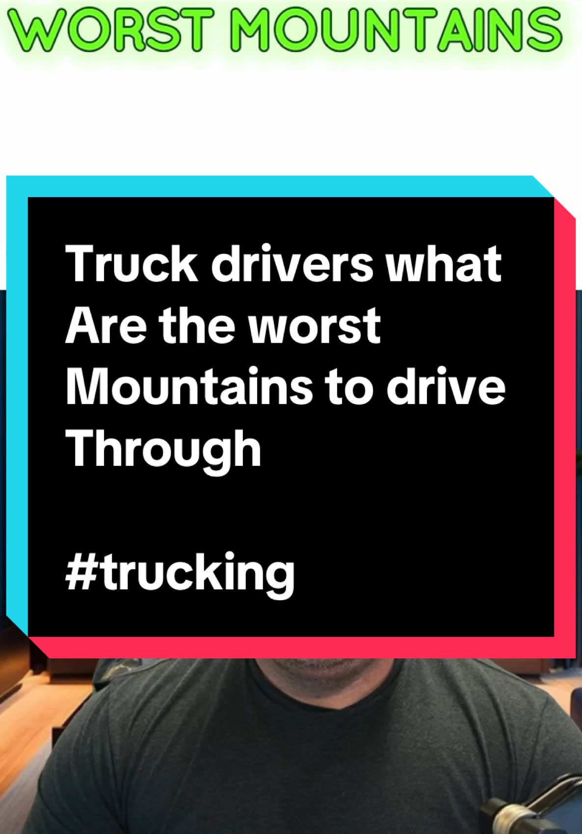 #creatorsearchinsights #truckdriver #trucking #truckerlife truck drivers which are the worst mountains to drive through? 