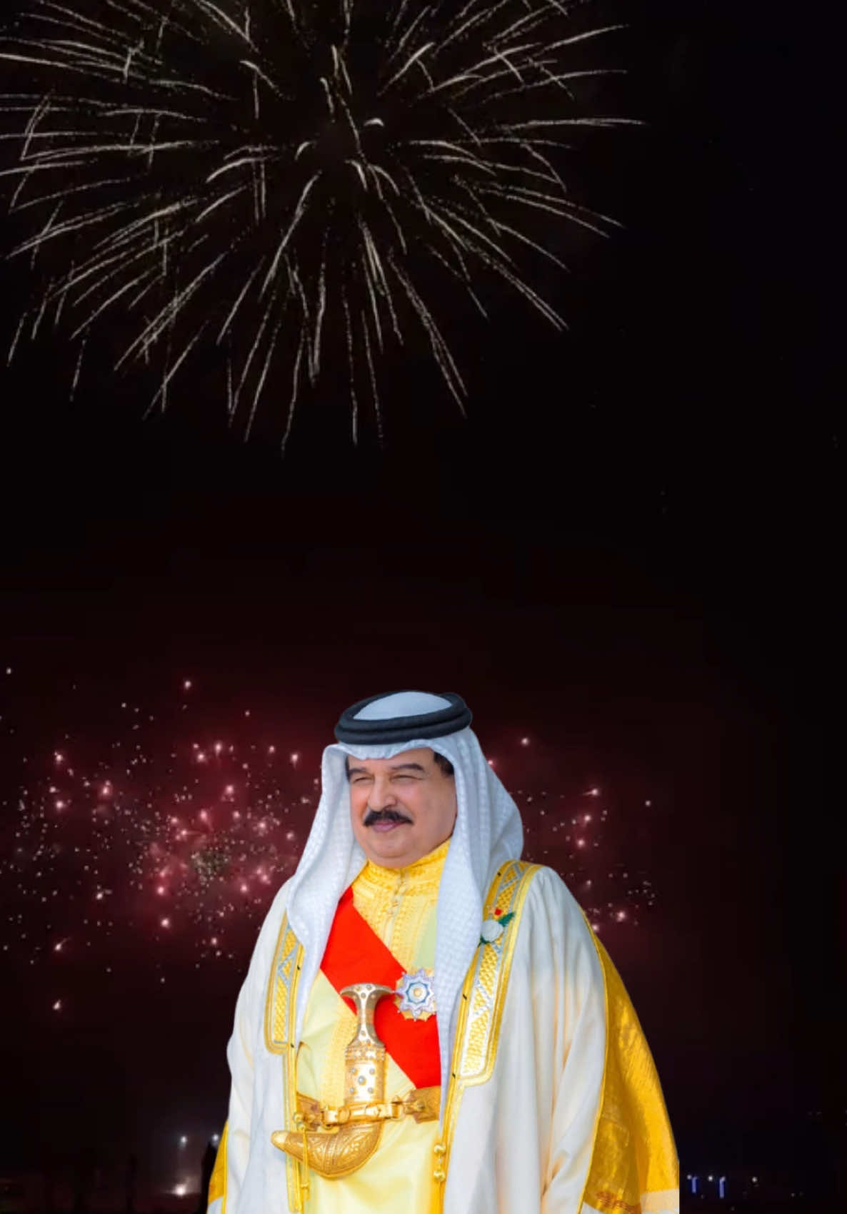 تبارك يا  المليك اللي عيونه للجميع أحضان 🇧🇭