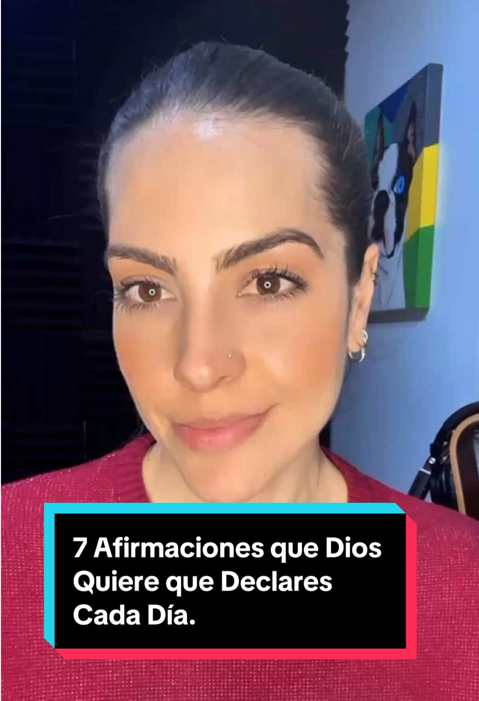 7 Afirmaciones que Dios Quiere que Declares Cada Día. Guárdalas y medita en estas promesas durante los próximos 7 días. Con fe, verás cómo Dios comienza a transformar tu vida. 🙏✨ 🙏🏼Guarda💬Comenta Amén👇🏼Comparte 🔗 1. Todo está obrando a mi favor. “Ahora bien, sabemos que Dios dispone todas las cosas para el bien de quienes lo aman, los que han sido llamados de acuerdo con su propósito.” 📖 Romanos 8:28 2. Dios me está proveyendo todo lo que necesito. “Así que mi Dios les proveerá de todo lo que necesiten, conforme a las gloriosas riquezas que tiene en Cristo Jesús.” 📖 Filipenses 4:19 3. Las personas correctas están entrando en mi vida. “El justo sirve de guía a su prójimo, pero el camino de los malvados lleva a la perdición.” 📖 Proverbios 12:26 “No se dejen engañar: «Las malas compañías corrompen las buenas costumbres».” 📖 1 Corintios 15:33 4. Grandes oportunidades siempre están llegando a mí. “Porque yo sé muy bien los planes que tengo para ustedes —afirma el Señor—, planes de bienestar y no de calamidad, a fin de darles un futuro y una esperanza.” 📖 Jeremías 29:11 5. Mi fe es completamente invencible en este momento. “Porque todo el que ha nacido de Dios vence al mundo. Ésta es la victoria que vence al mundo: nuestra fe.” 📖 1 Juan 5:4 6. Todo lo puedo en Cristo Jesús. “Todo lo puedo en Cristo que me fortalece.” 📖 Filipenses 4:13 7. Con Cristo Jesús, siempre triunfo. “Pero gracias a Dios, que en Cristo siempre nos lleva triunfantes y, por medio de nosotros, esparce por todas partes la fragancia del conocimiento de él.” 📖 2 Corintios 2:14 #Fe #DiosEsFiel #ReflexionesCristianas #DevocionalDiario #CristianosHoy #EsperanzaEnDios #VersosDeLaBiblia #OraciónYFe #PalabraDeDios #CrecerEnFe #VidaCristiana #InfluencerCristiano #SoyDeCristo #AmorDeDios #CrecimientoEspiritual #JóvenesCristianos #ComunidadCristiana #IglesiaEnCasa #FeActiva #CristianosUnidos