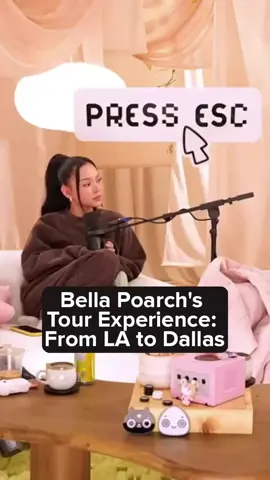 Bella Poarch Talks Tour Experience with Valkyrae & Alythuh: From LA to Dallas #gaming #podcaststories #streaming #streamer #stream #twitch #viral #pressesc #valkyrae #alythuh #PressEsc #bellapoarch #musica