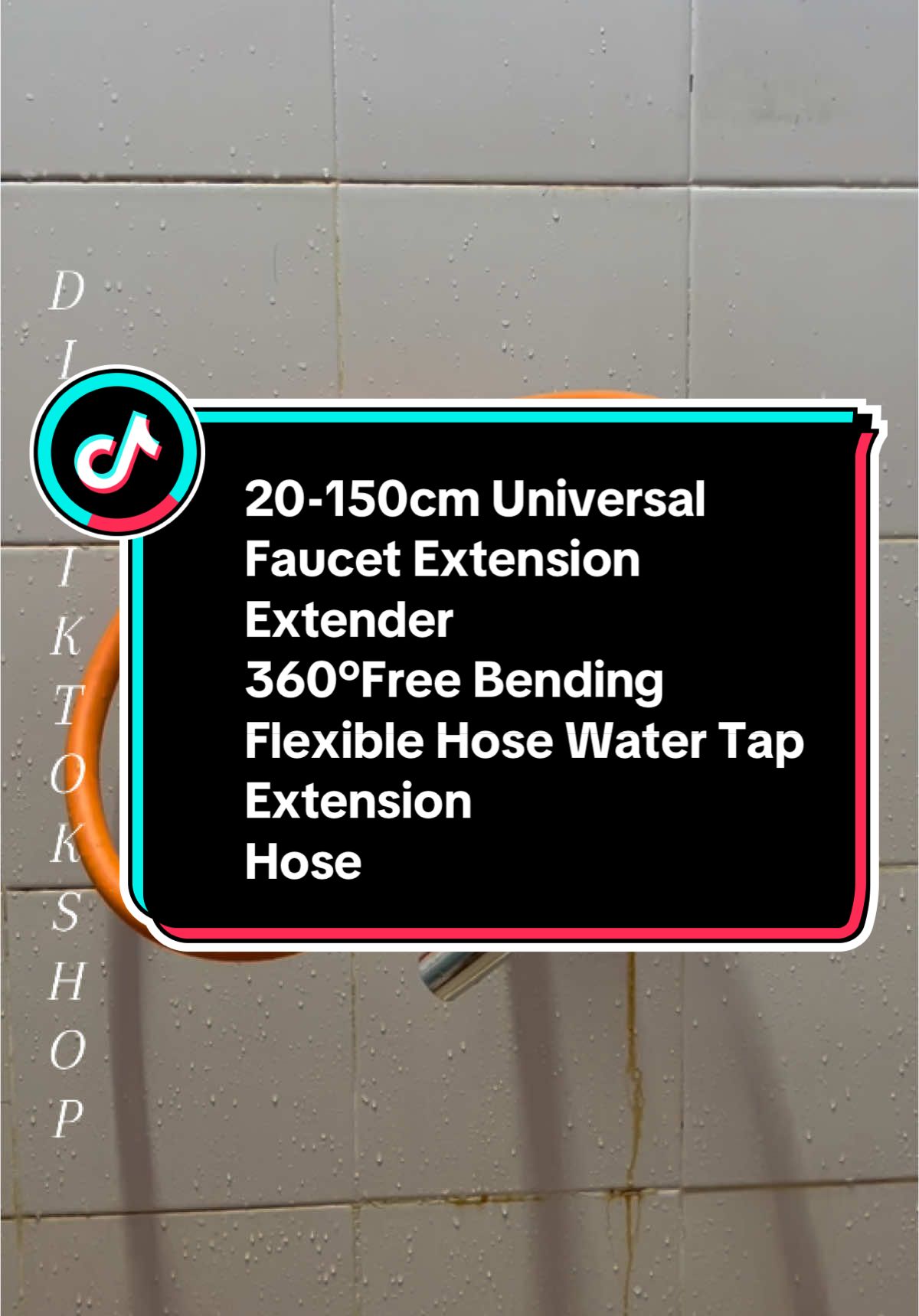 20-150cm Universal Faucet Extension Extender 360°Free Bending Flexible Hose Water Tap Extension Hose Black Metal Heater#flexiblehose #paipairflexible 