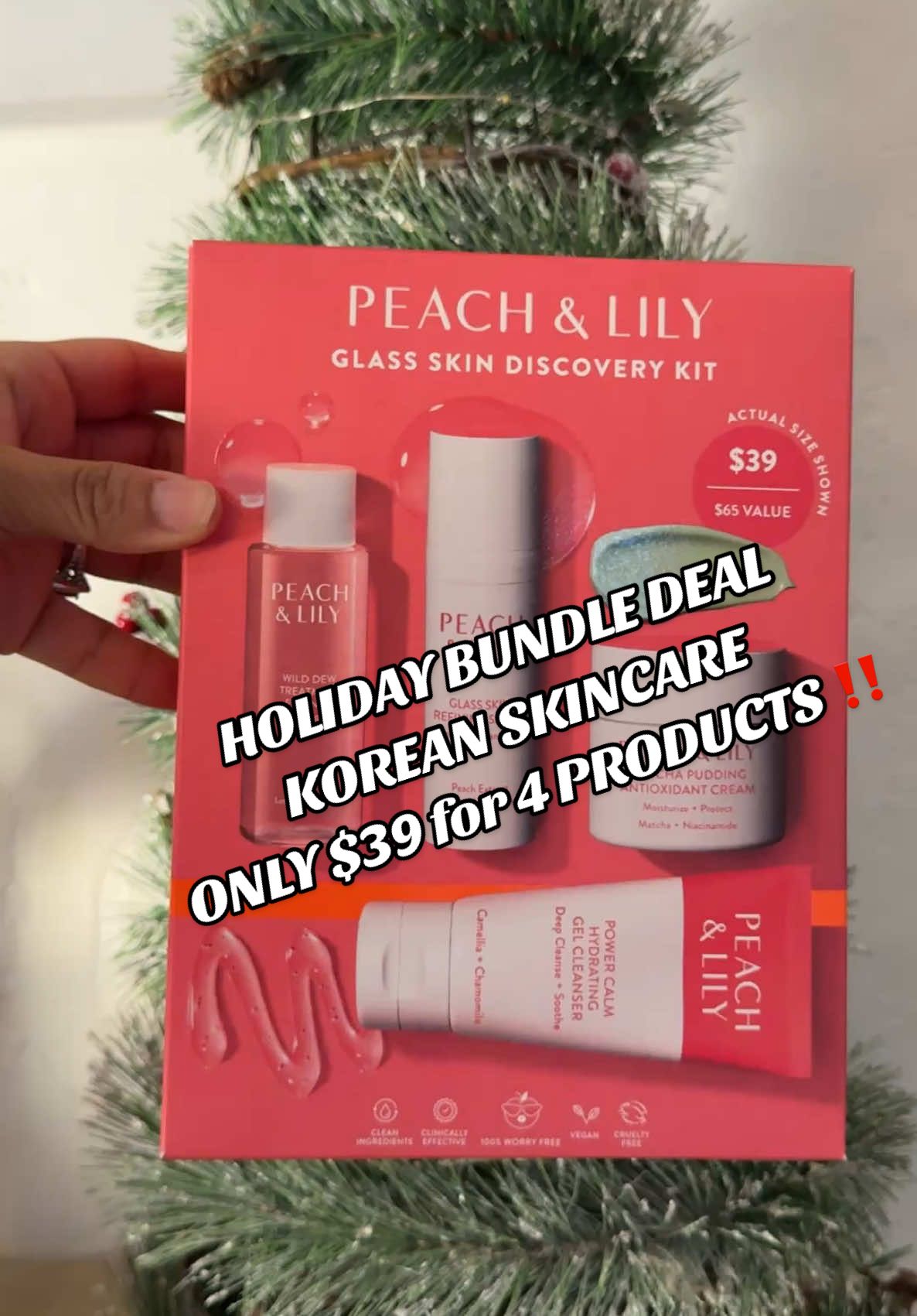 Korean skincare products a must have  for this christmas ‼️ its only $39.00 ‼️  Achieve glass skin goals in 4 easy steps! @Peach & Lily   #koreanskincare #skin #glassskin  #koreanskincareproducts  #koreanskincareroutine  #skincaretips  #musthaves  #peachandlily  #women #cuidadodelapiel  #pielbonita  #pieldeporcelana  #holiday  #mademyyear  #tatyanna_lifestyle  #TikTokShop  #tiktokshopholidaydeals  #tiktokshopholidayhaul  #glowingskincare  #glowingskin  #pielluminosa  