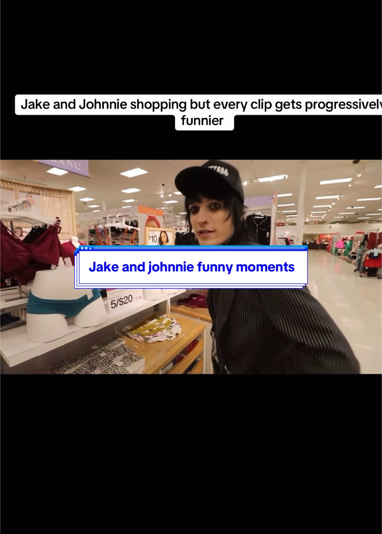 THE LAST CLIP 😭😭 #jakewebber #johnnieguilbert #jakeandjohnnie #funny #edit #tarayummy #carrington - tarayummy - jake webber - johnnie guilbert - high quality - original content - funny - tara and carringtin - jake ans kenzie - johnnie and grace - christmas - tiktok america - creator search insights - target - christmas shopping - shopping 