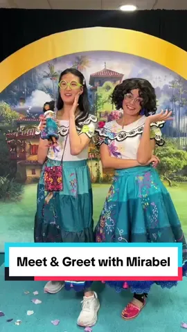 Meeting Mirabel🦋 from Sophia’s favorite Disney movie Encanto #disney #disneyonice #mirabelmadrigal #meetandgreet #disneyencanto #encanto #fyp #fypシ #fypシ゚viral #ddx3xsyndrome #ddx3x #raredisease 
