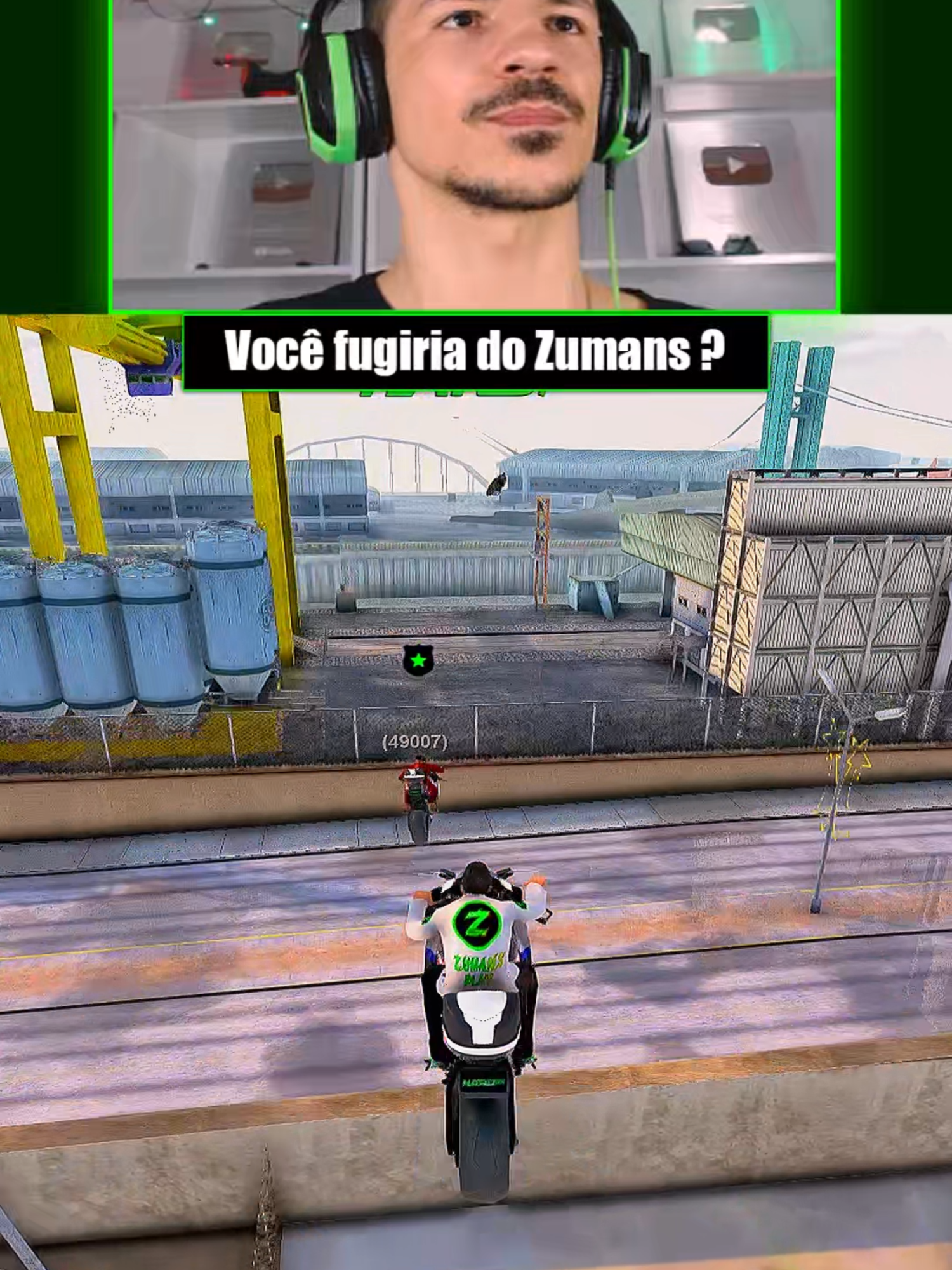 Se fosse o zumans de policial voce fugiria na fuga no gta #forupage #gta #game #fyp