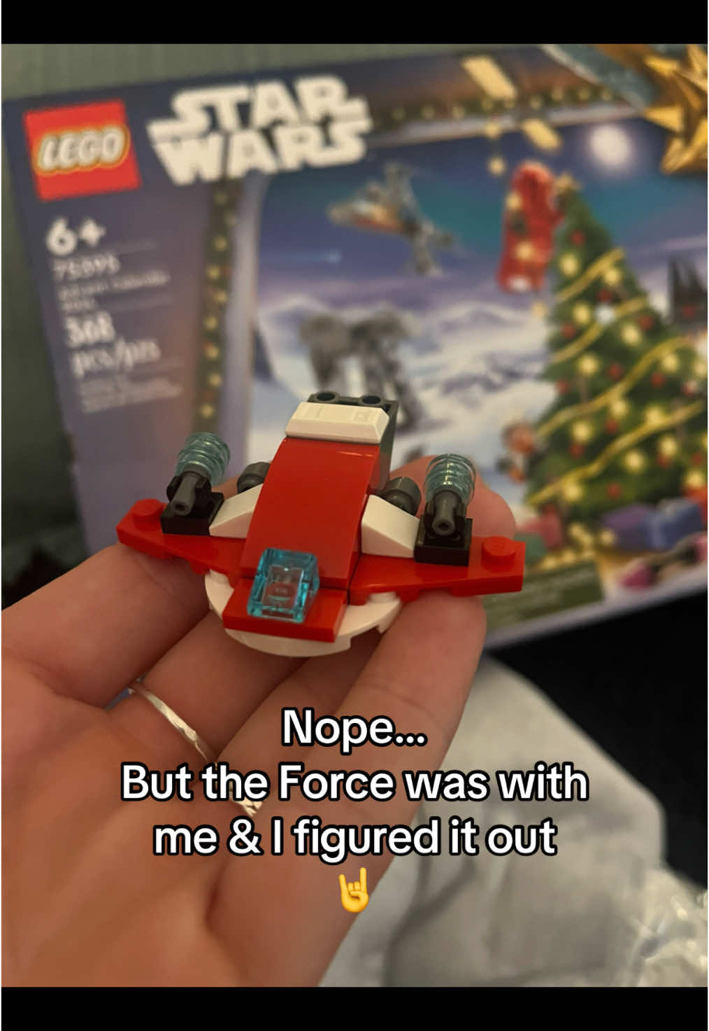 My son’s advent calendar having the wrong lego set is very on brand for my life & year 😅 #fyp #fypシ #fypシ゚viral #fyppppppppppppppppppppppp #fypage #christmas #advent #starwars #legos #legostarwars #theforce #glitch #2024 