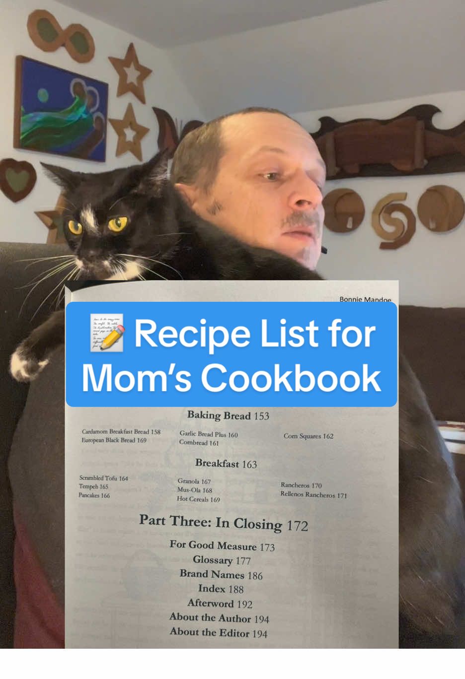 Replying to @RayChil here is the recipe list for Mom’s cookbook, Vegetarian Nights #cookbook #recipes #BookTok 