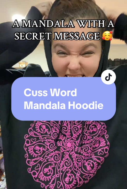 @The Crafty Bitch Company I love all of her clothing designs. Ships FREE #mandalahoodie #mandala #cusswords #tiktokshopholidayhaul #ttsbeautybesties #giftideas #tiktokshopmademebuyit #craftybitch 