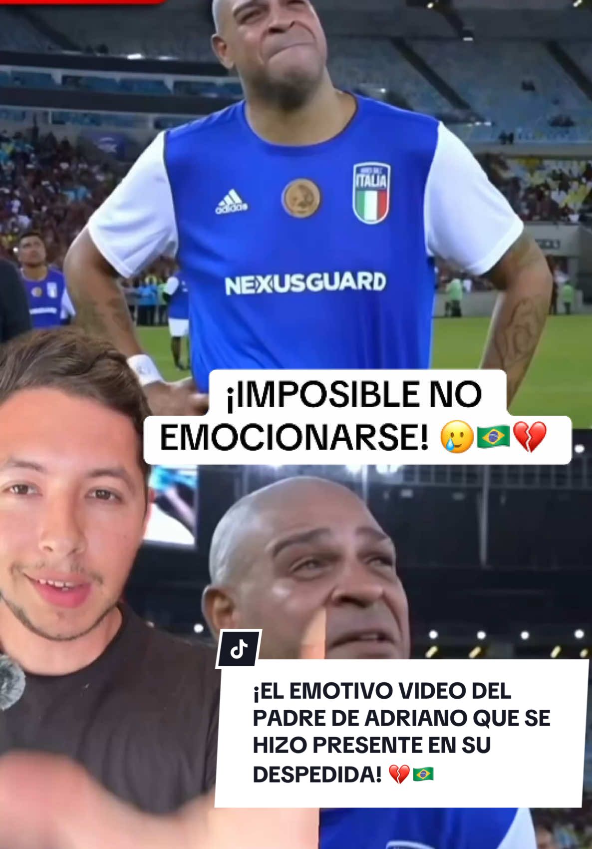 ¡UN VIDEO QUE LO CAMBIÓ TODO! 💔🇧🇷 EL PADRE DE ADRIANO SE HIZO PRESENTE EN LA DESPEDIDA DE SU HIJO ¿QUE TAL? 👇 #adriano #adrianoimperador #adrianoimperatore #historiasdefutbol #historiasdevida #pes6 #futbol #m11rcoparra 