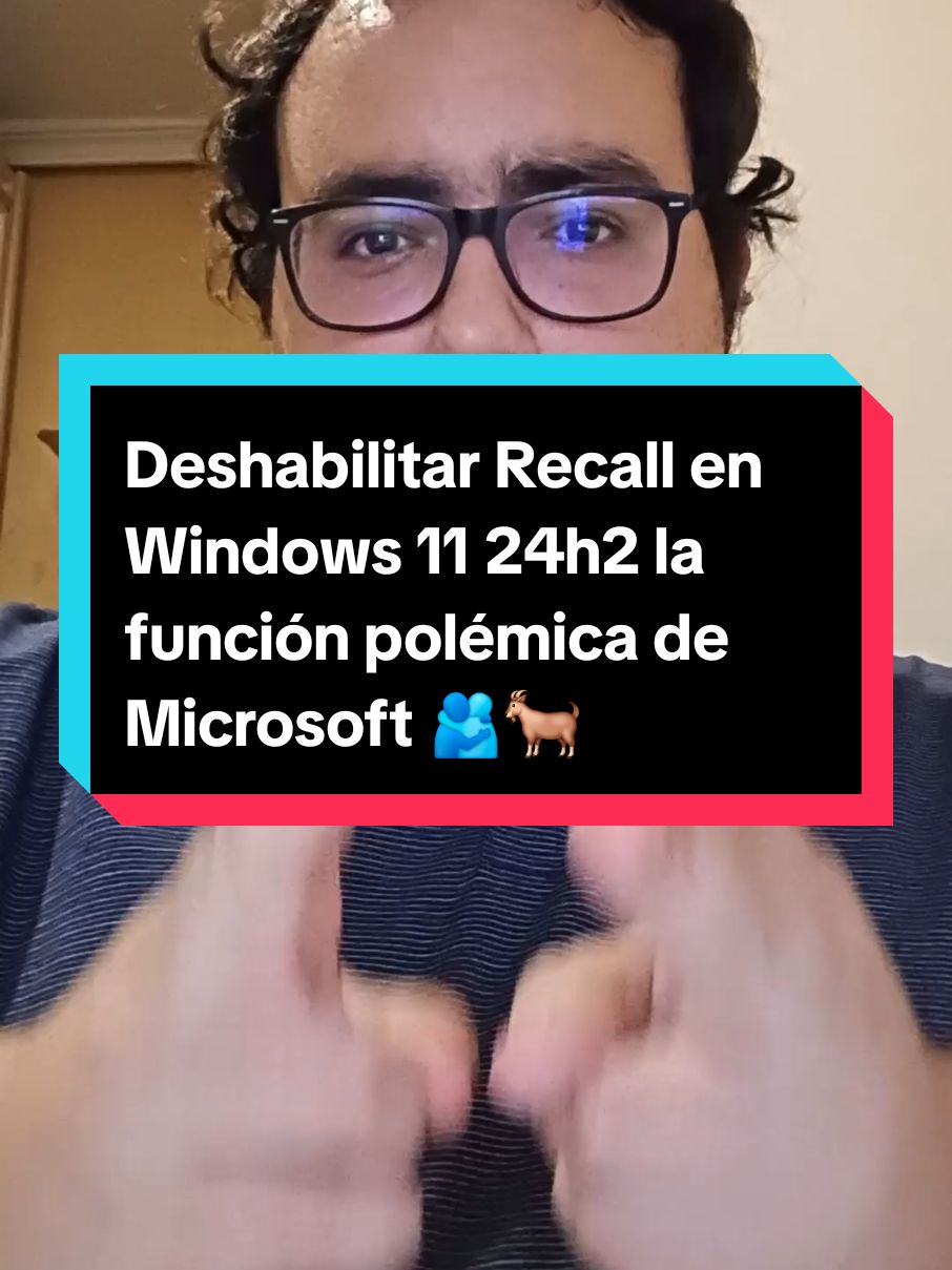 Deshabilitar Recall en Windows 11 24h2 la función polémica de Microsoft🫂🐐 Comando para comprobar si recall esta activo Dism /Online /Get-Featureinfo /Featurename:Recall  Comando para deshabilitar recall Dism /Online /Disable-Feature /Featurename:Recall  Comando para habilitar recall de nuevo Dism /Online /Enable-Feature /Featurename:Recall #windows #microsoft #windows11 #recall #powershell #windows10 #windowstips #fyp #foryou #parati 