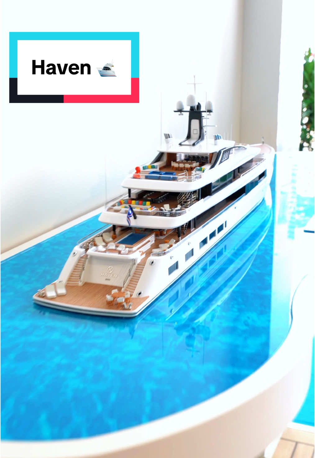 HAVEN model vs Reality 82m Motor Yacht built by Lurssen Designed by : Jim Sluijter #luxuryyachts #yachtcharter #yachtchartermonaco #yachtcommunity #yachtsworldwide #yachtstemple #yachtliving #yachtworld #yachtcharter #boatlife #yachting #mediterranean #yachtmodel #monacoyachtshow #haven #havenyacht #lurssen #superyacht #yachtlife #mys2024