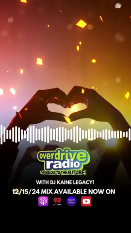 12/15/24 mix available now on iHeart Radio, Apple Podcasts, Amazon Music, and YouTube. Link in bio!  . . . . #radio #hitradio #dj #djlife #dance #danceparty #club #clubbing #nightclub #party #remix #remixes #hiphop #throwbacks #hits #weekend #music #musicapp #itunes #googleplay #party #partystarter #overdriveradio #throwback #amazonmusic #mixcloud #iheartradio #youtube   