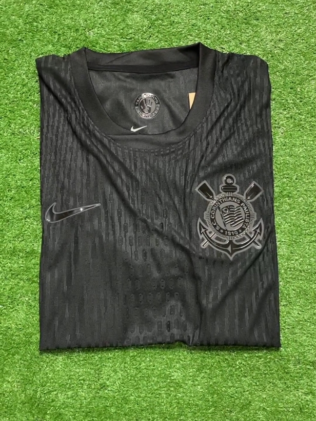 Camisa Corinthians All Black jogador 24/25  . . . . . . . #fyp #camisasdetime #camisadetime #corinthians #camisadocorinthians #camisatailandesa 