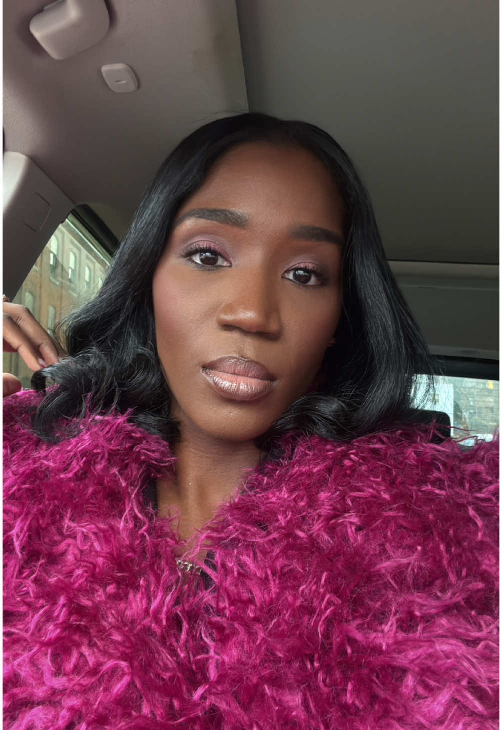 Birthday Glam! 💗 #justagirl #justagirlthoughts #justagirltalk #grwm #grwmmakeup #grwmroutine #makeup #beauty #blackwomen #feminineenergy #darkskin #softglam #naturalhair #contentcreator 