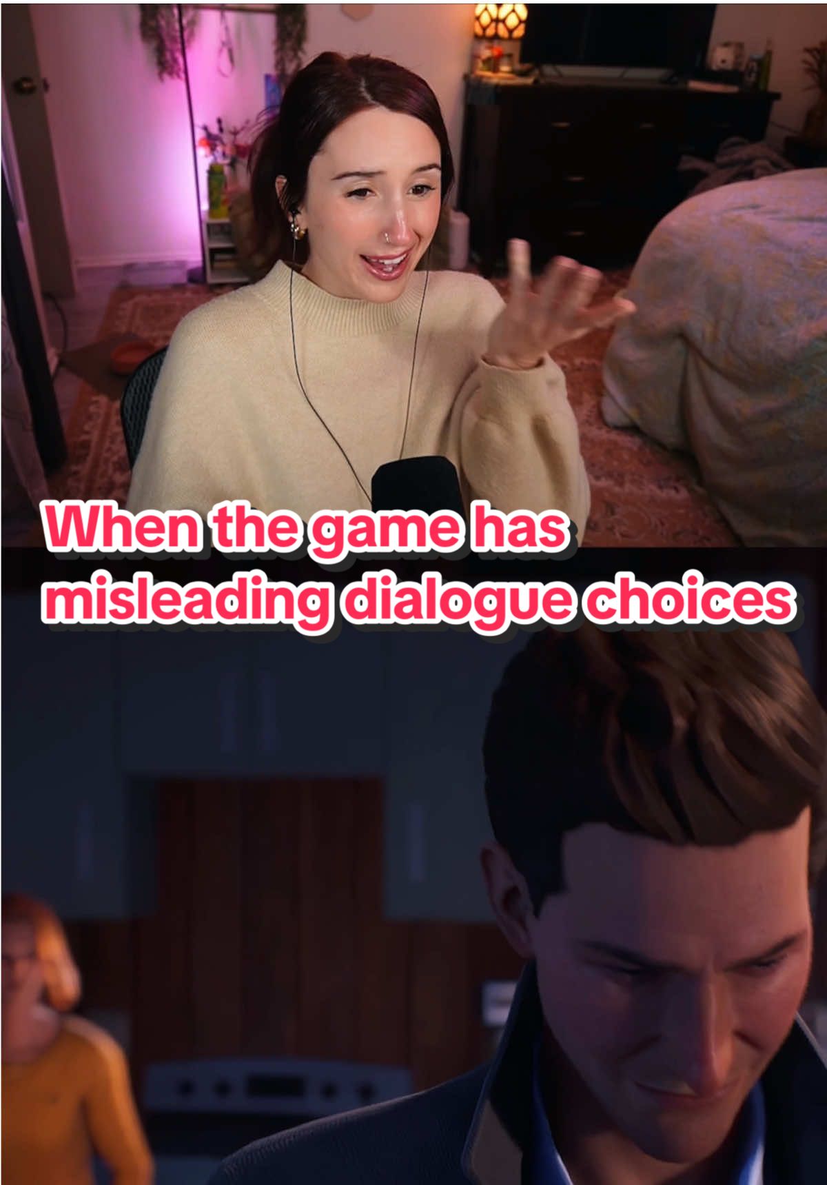 When the game has misleading dialogue choices 😭  #lifeisstrange #LetsPlay #gamingyoutuber #gamingclips #GamingOnTikTok #ivyland #fyp 