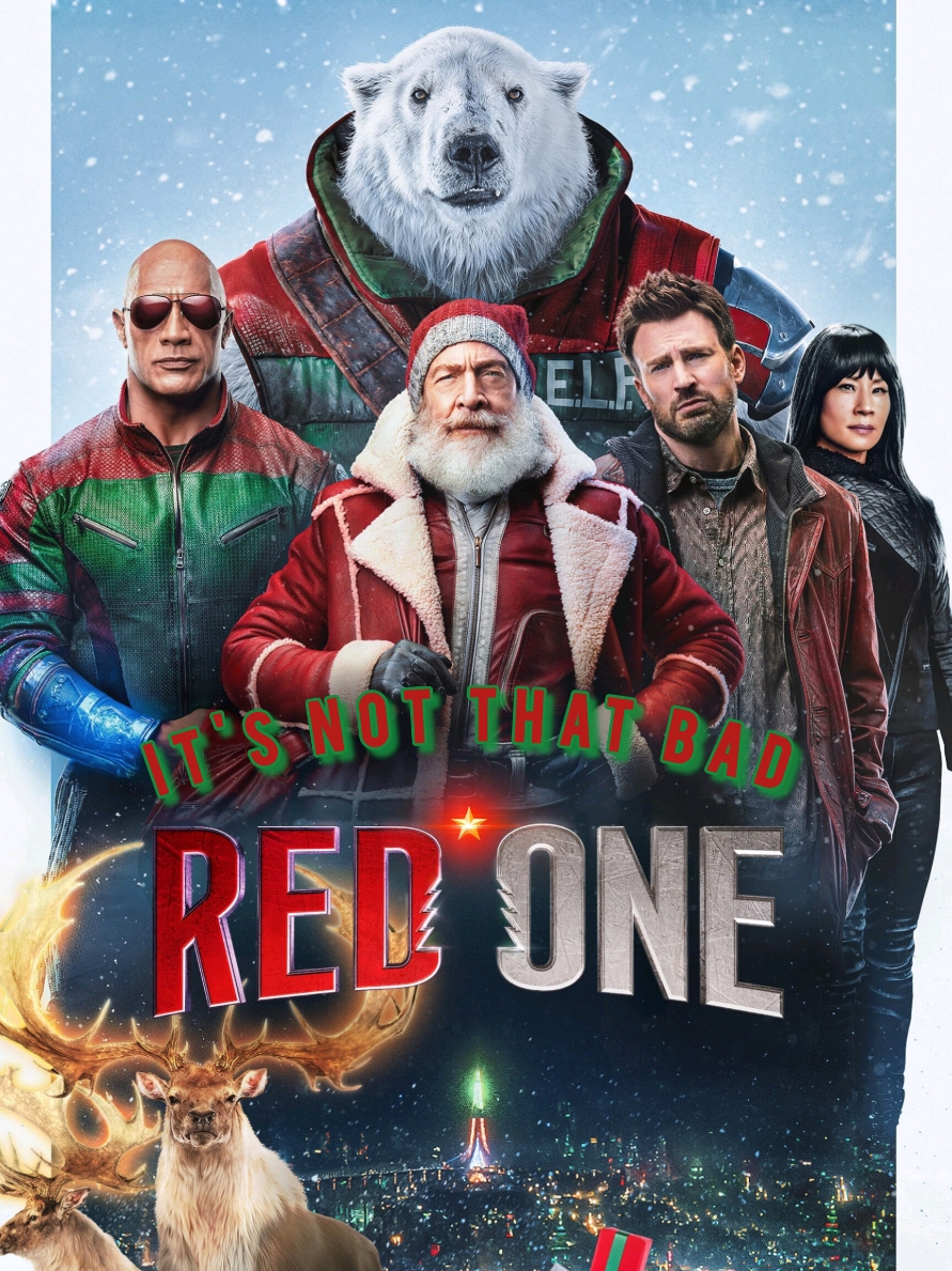 Red One (2024) isn't THAT bad 🎄🤷🏽 🎅🏼 #RedOne #christmasmovie #BlakeSalcedo #AquaBlake #FilmTok #whattowatch #movieclip #moviereview #movierecommendation #DwayneJohnson #chrisevans #kiernanshipka #foryou #fyp #reels 