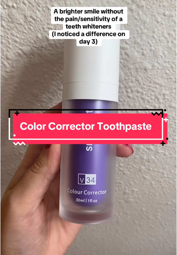 #toothpaste #purpletoothpaste #colorcorrection #colorcorrecting #whitener #teethwhitening #sensitiveteeth #holidayhaul #tiktokshopholidayhaul #tiktokholidayhaul #giftguide #oralhygiene #dentistry #teeth #teethcare 