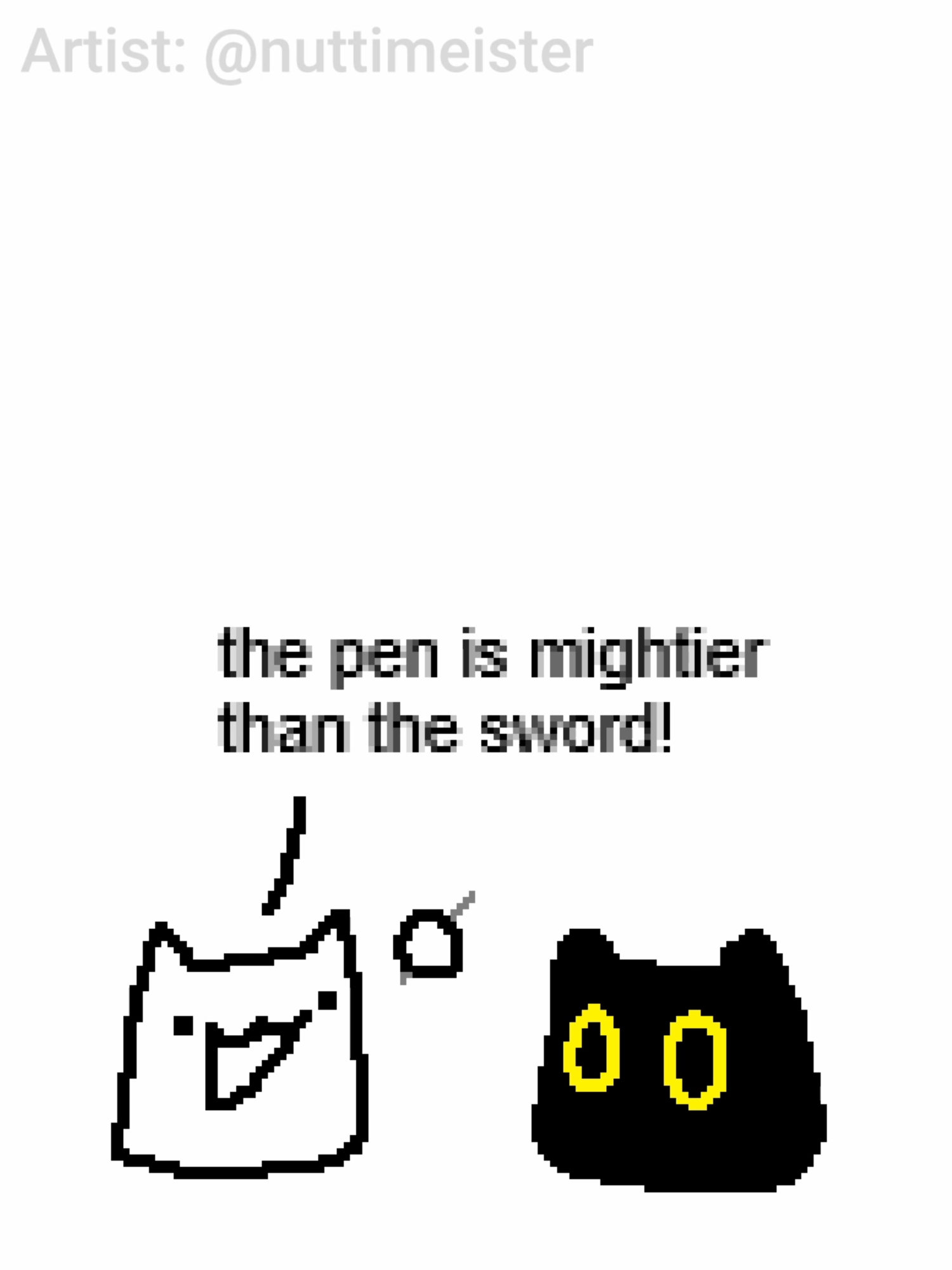 The Mightiest Pen! #fyp #meme #comedyvideo #memes #comicdub #voiceover #funnymoments #twitter #kitty #cattok #pets #pen #pencil