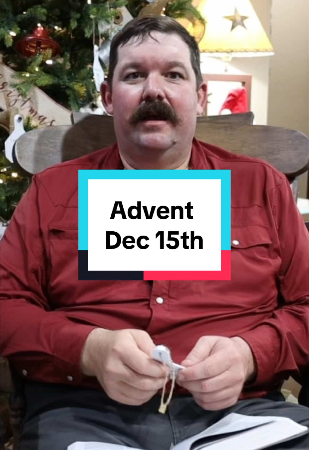 JOIN US FOR ADVENT! Dec 15th - Luke 2: 8-12 #Advent #Bar7Advent #AdventEarTags #Bar7AdventEartags #EartagOrnaments #KeepPrayin #KeepRanchin 