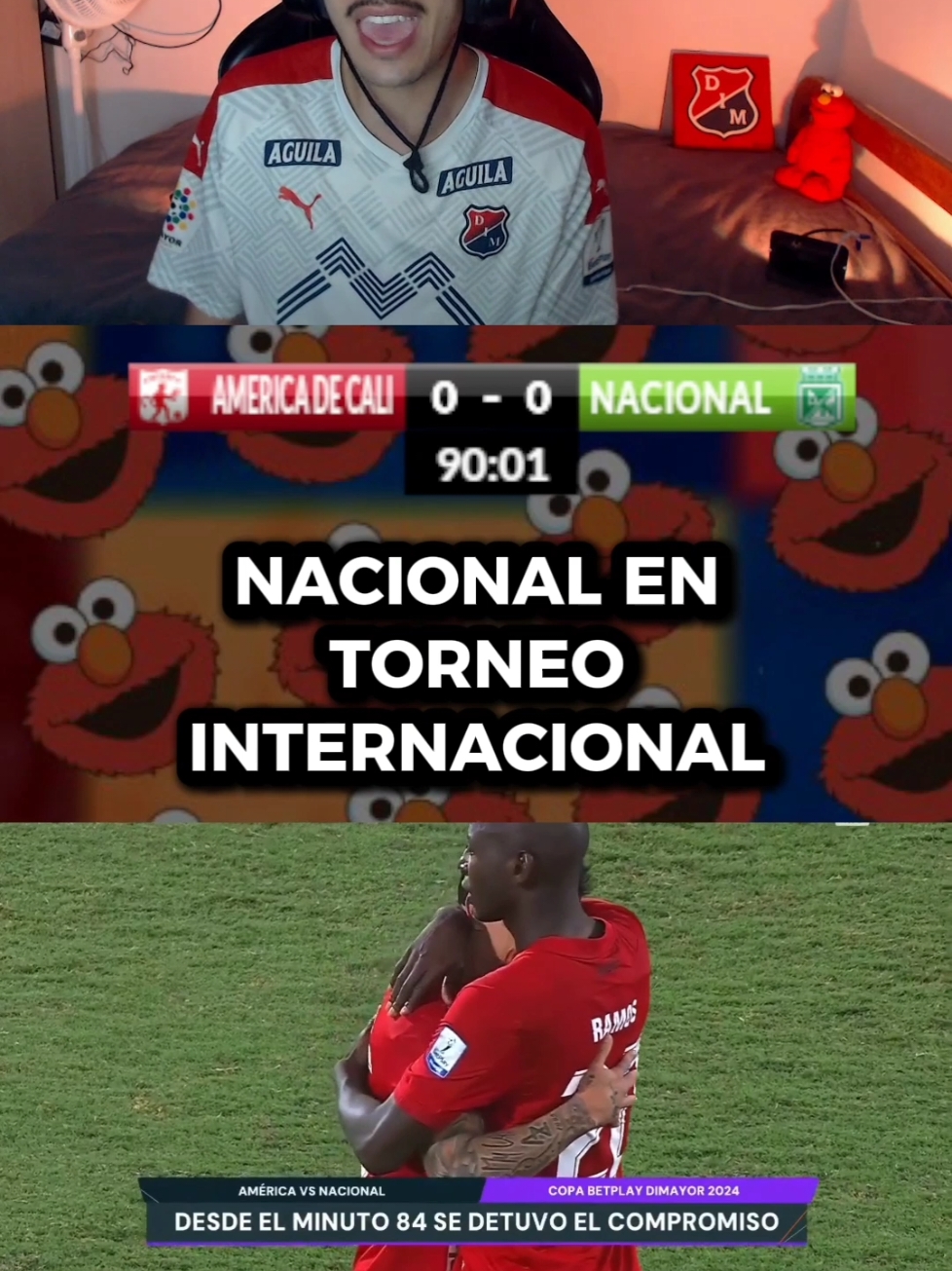 Defendio pero gano Nacional #paratii #futbol #fútbol #fut #futbolcolombiano #atleticonacional #fpc #americadecali #nacional #fyp #medellin 