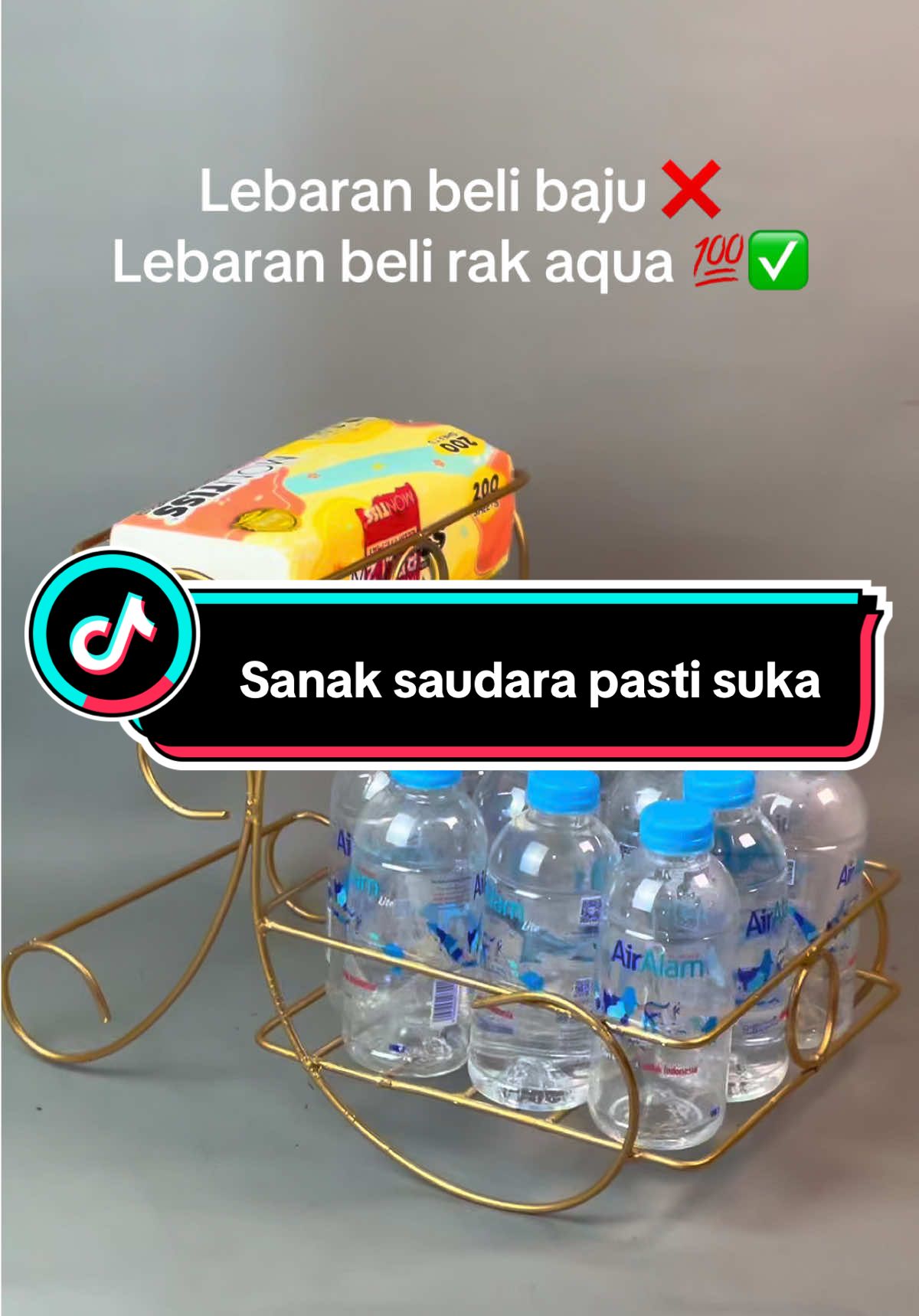 Sudah gak sabar pakai rak aqua estetik #lebaran2025 #fyppppppppppppppppppppppp #fyp 