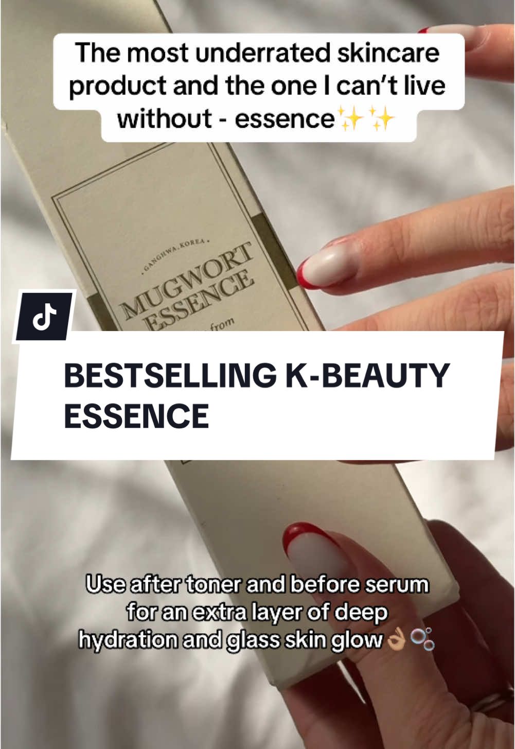 This is a bestselling Korean essence✨ try it, you will never want to stop using the essence as a step in your skincare routine.  #mugwort #mugwortessence #imfromessence #kbeauty #korean #koreanskincare #koreanskincarehacks #SkincareSecrets #skincarehacks #tiktokshopbeauty #tiktokshopgifts #giftsforher #TikTokShop #tiktokshopdeals #tiktokshopholidayhaul #giftideas #TTSDelight #newyearnewaura 