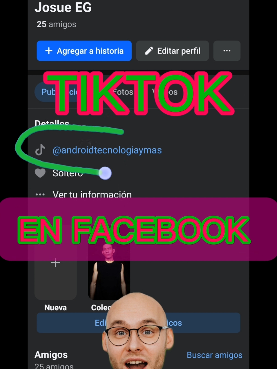 COMO PONER TIKTOK EN FACEBOOK 😏