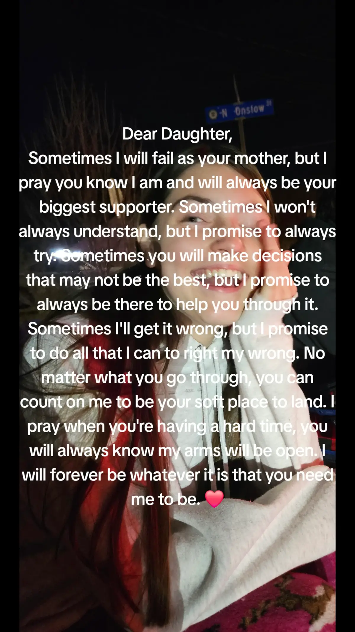 To my daughter. ❤️🤍 #daughtersoftiktok #MomsofTikTok #momsover30 #mybiggestblessing #lovebetweenmotheranddaughter #momsofteenagers #girlmom #fypシ #foryoupage 
