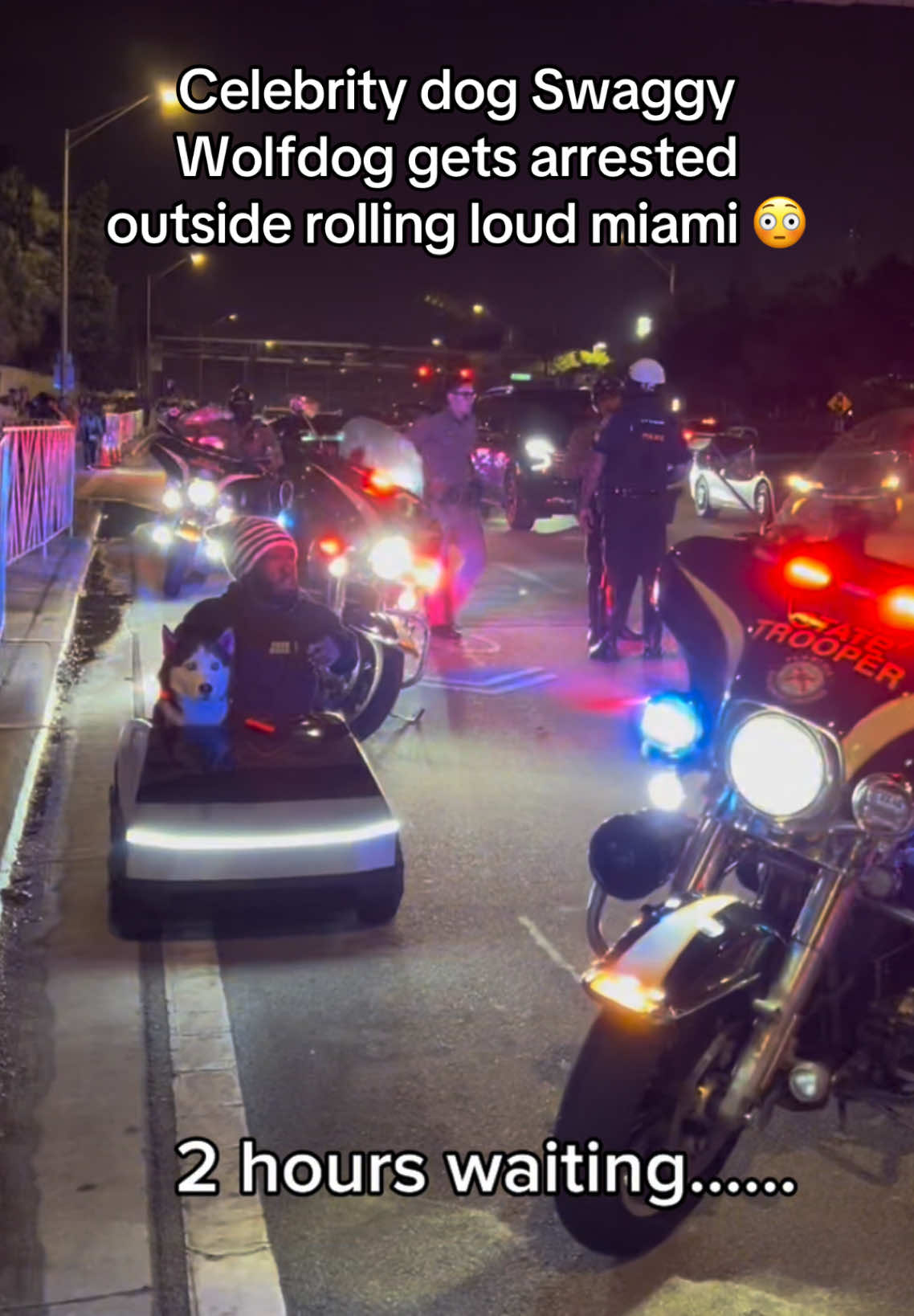 This is crazy insane!! 😳 #rollingloud #miami #police 