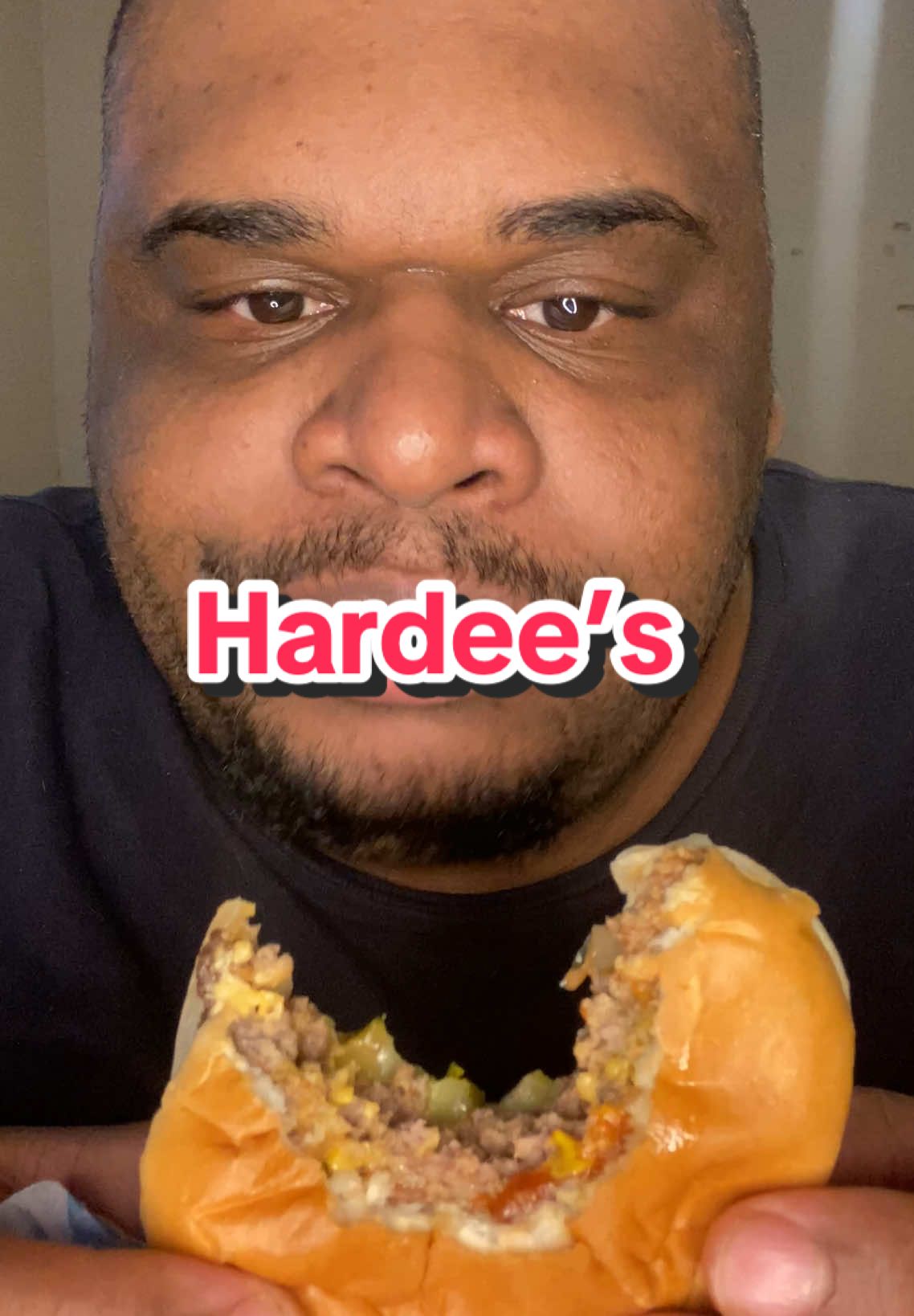 Hardees Double Cheeseburger  #hardees #foodreview #fyp 