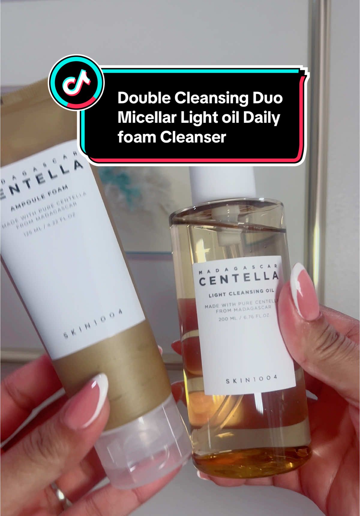 Limpiador en espuma de uso diario con aceite ligero mi elar duo de doble limpieza #doublecleansing #doblelimpieza #skincare #centellaasiatica #skincareproduct #cuidadodelapiel #dailycleanser #koreanskincare #centellaskincare #acneskin 