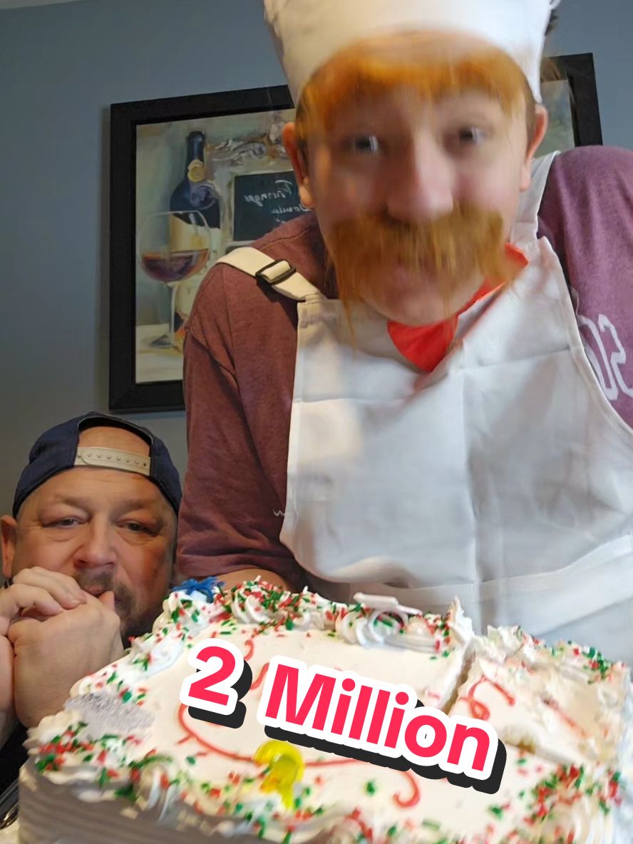 Just hit 2 million,  thanks for all of the support,  Merry Christmas and a happy New year #comedy ##humor #jokes 
