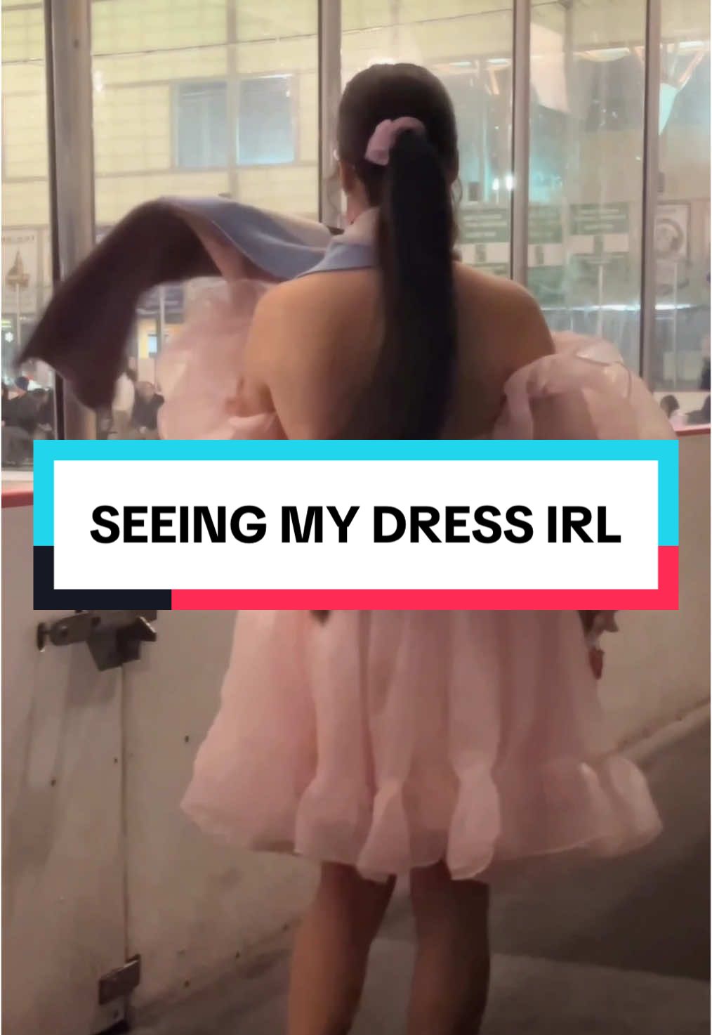 I can’t believe i saw one of my handmade dresses out in THE WILD AHHHHHH! #queertiktok #enbyfashion #femmesoftiktok #femmetok #nonbinaryfashion #transfem