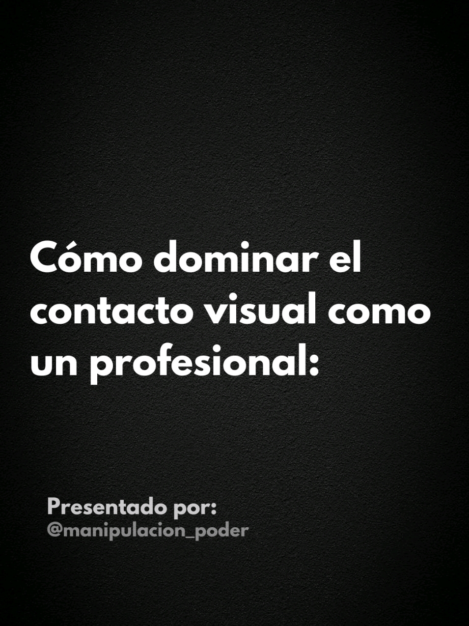 Cómo dominar el contacto visual como un profesional 👀 #psicologia #lenguajecorporal #lenguajenoverbal 