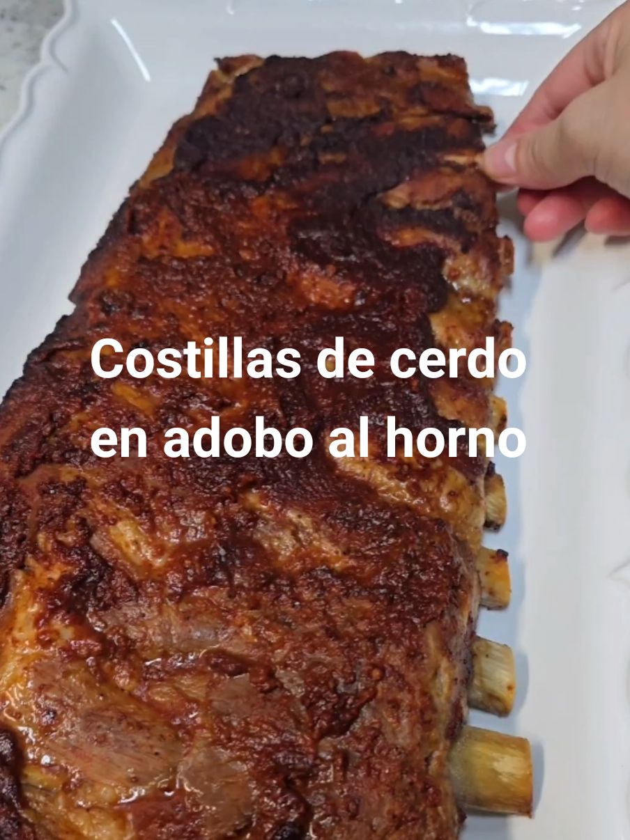 Costilla de cerdo al horno, recetas de costilla en adobo al horno #recetasnavideñas #costillasdepuerco #costilladecerdoalhorno #costillasdecerdo #recetas #cenanavideña 