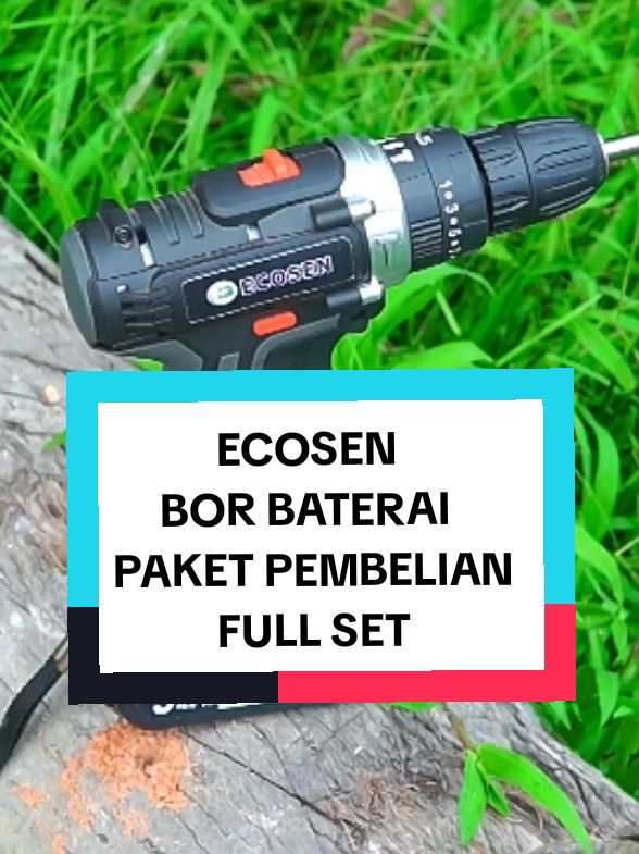 bor baterai full set,bor ecosen #spill #borbateraimurah #borbaterai #borbateraifullset #borcas2baterai #borelektrikbaterai #borbaterai20volt #avperkakas #rekomendasi #TikTokShop #fyp 