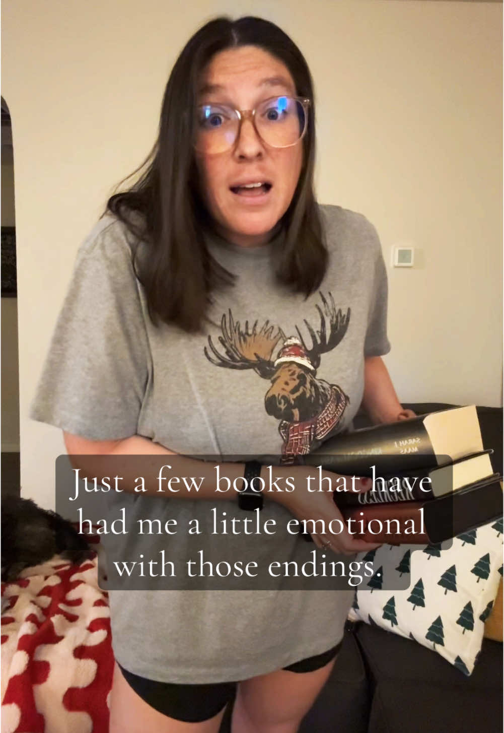 But like for real…romantasy books are some emotional rollercoasters. Ilona’s response to Carrie Ann is exactly how i respond when my husband asks how I feel after these books…. Mid-cry. 😂#BookTok #booktoker #bookish #read #audiobooks #reader #readers #bookworm #readersoftiktok #readersofbooktok #bookdragon #booklove #booklover #bookcommunity #romantasybooks #fantasybooks #fourthwing #fourthwingrebeccayarros #ironflame #throneofglassseries #throneofglass #powerlesslaurenroberts @Ilona Maher 