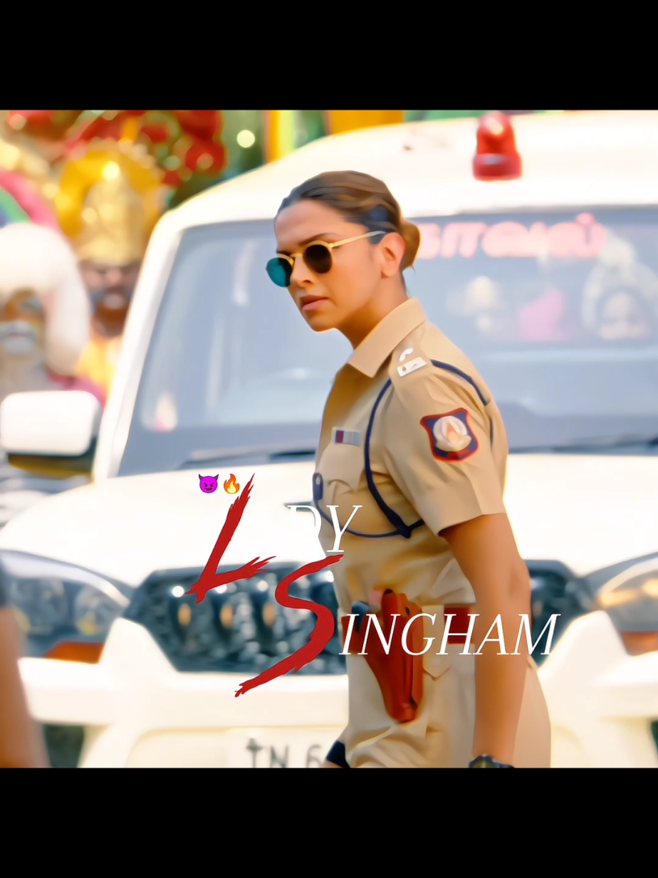 LADY SINGHAM😈🔥 JOIN BIO LINK 🖇️  . . . #1m #views #tiktok #foryou #viral #trending #foryoupage❤️❤️ #bollywood #movie #ajaydevgan #singham #again #fyp #goviral #growmyaccount 