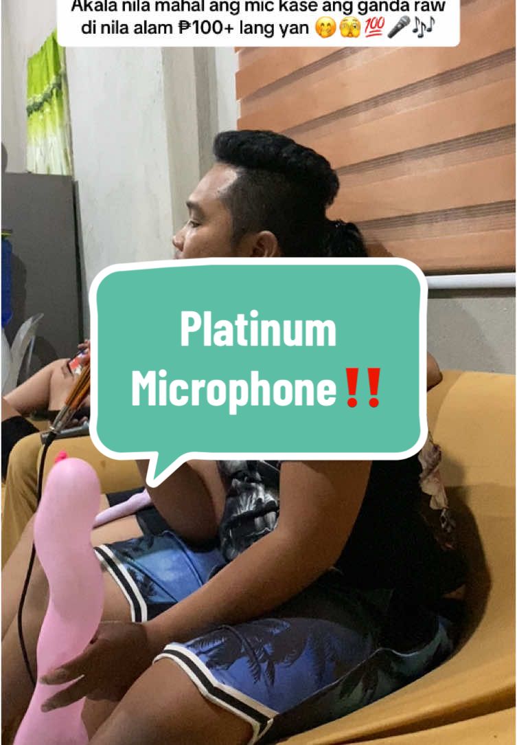 Maganda talaga kahit mura😍💯 Buti nakang chenek.out kuto🎤🎶 #microphone #platinummicrophone #karaoke #affordable #trending #viral #fyp 