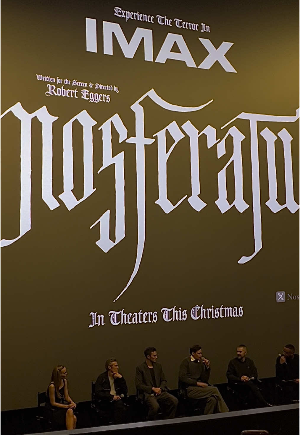 Movie of the year! genuinely cannot stop thinking about it from the cinematography, acting, wardrobe, soundtrack & literally everything about it<33 it’s me and nosferatu till the end🧎‍♀️shoutout @focusfeatures and @AMC Theatres !! #nosferatumovie #roberteggers  #horror #nosferatu #billskarsgård #lilyrosedepp #willemdafoe #nicholashoult #imdb 