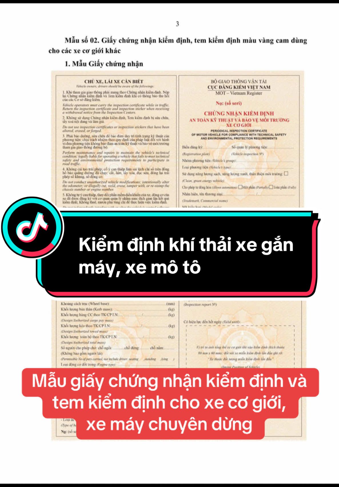 Kiểm định khí thải xe moto, xe gắn máy đối với xe trên 5 năm tuổi tại Trung tâm Đăng kiểm - chờ thông tư hướng dẫn cụ thể  #XuyenMoc24h #xuyenmoc24h 