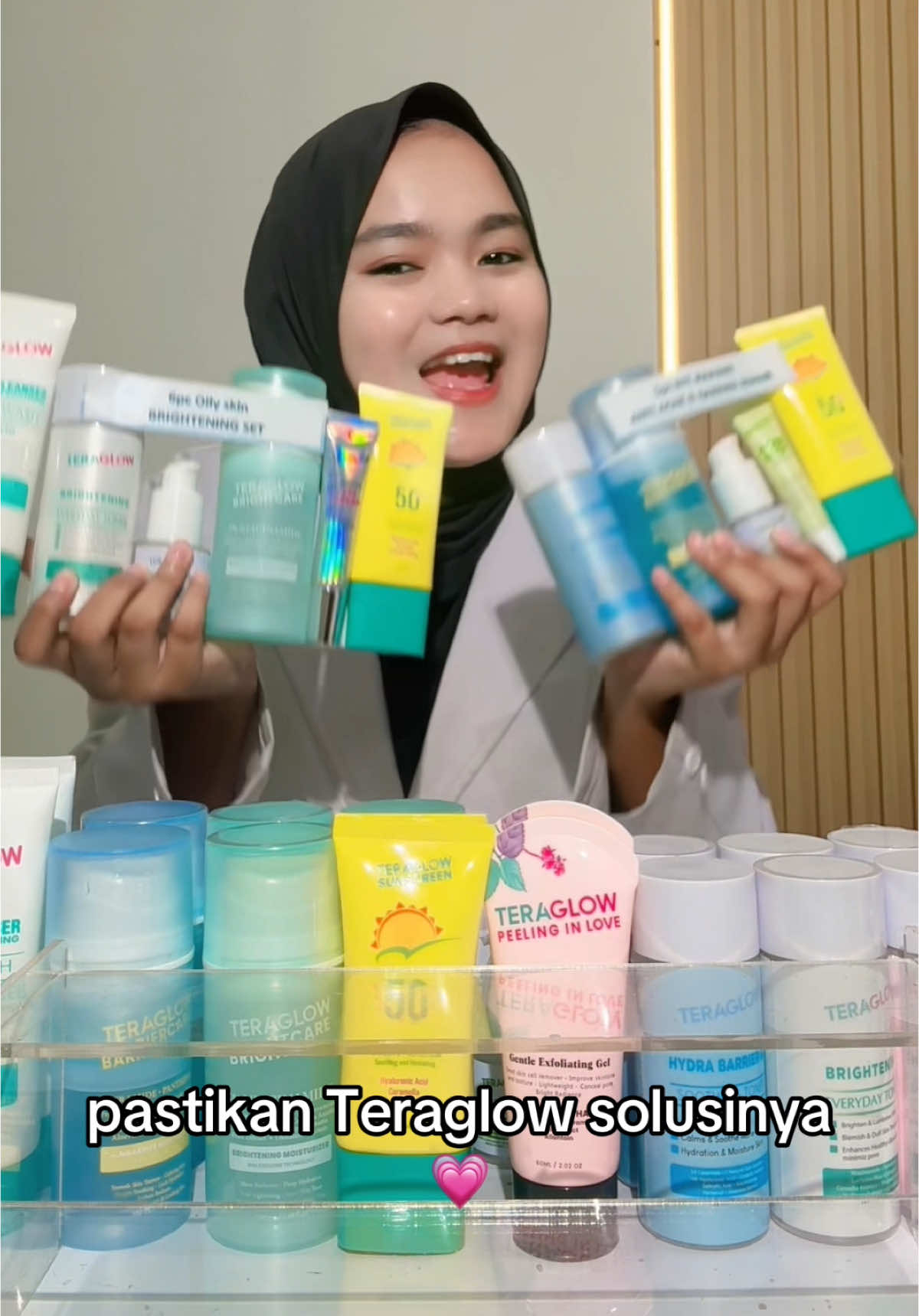 Teraglow solusinya kulit lebih cerah dan bebas jerawat 🥰 #skincarebrightening #skincareacne #skincarejerawat #skincare 