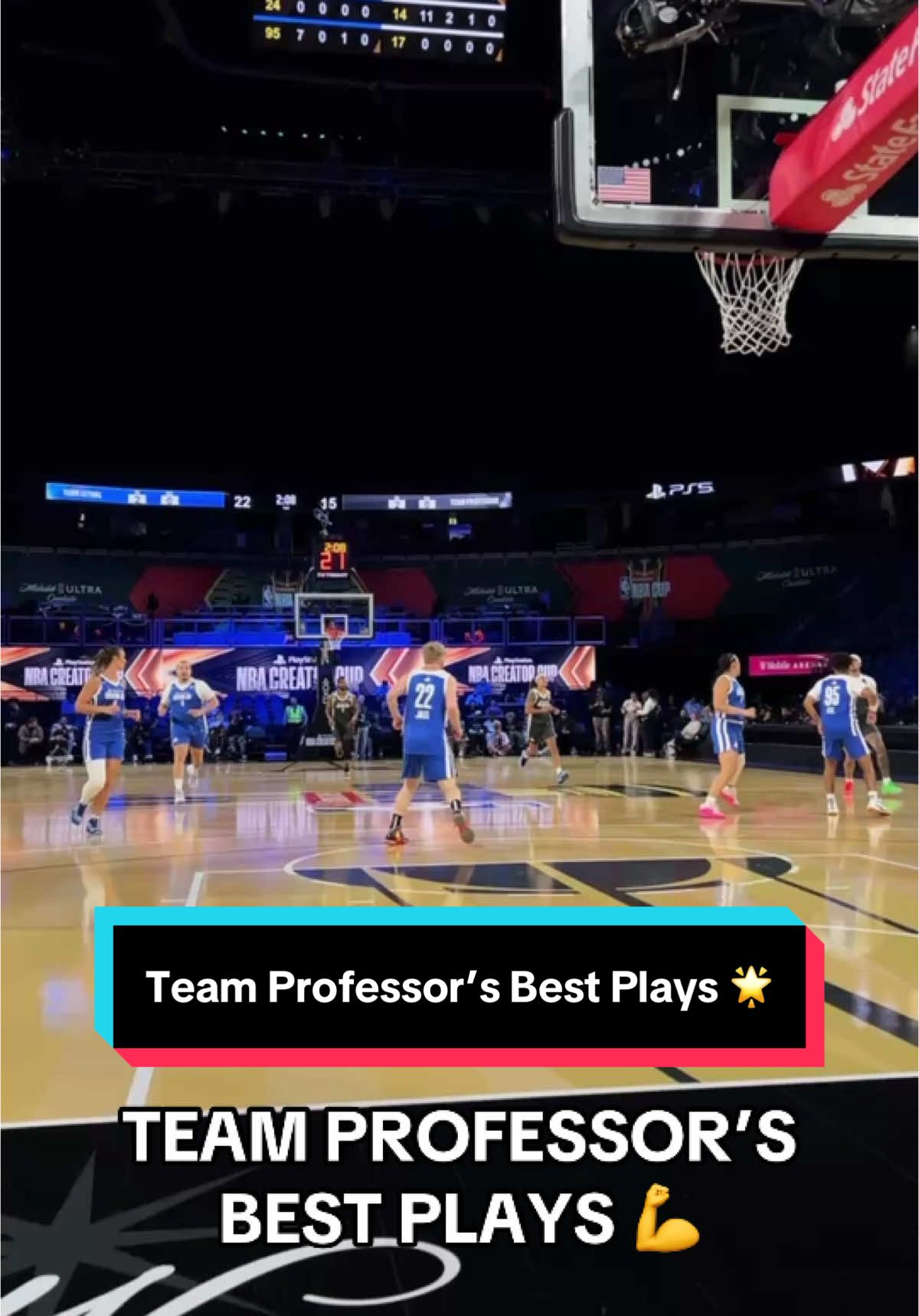 Best plays from the @PlayStation NBA Creator Cup’s Champions, Team @Professor Live 👏🌟 #NBA #Basketball #EmiratesNBACup 